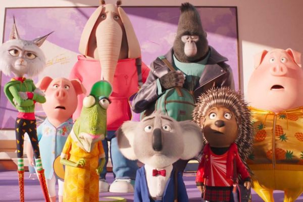 Personajes principales de las películas Sing 1 y 2. 