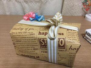 Envolturas de regalo recicladas